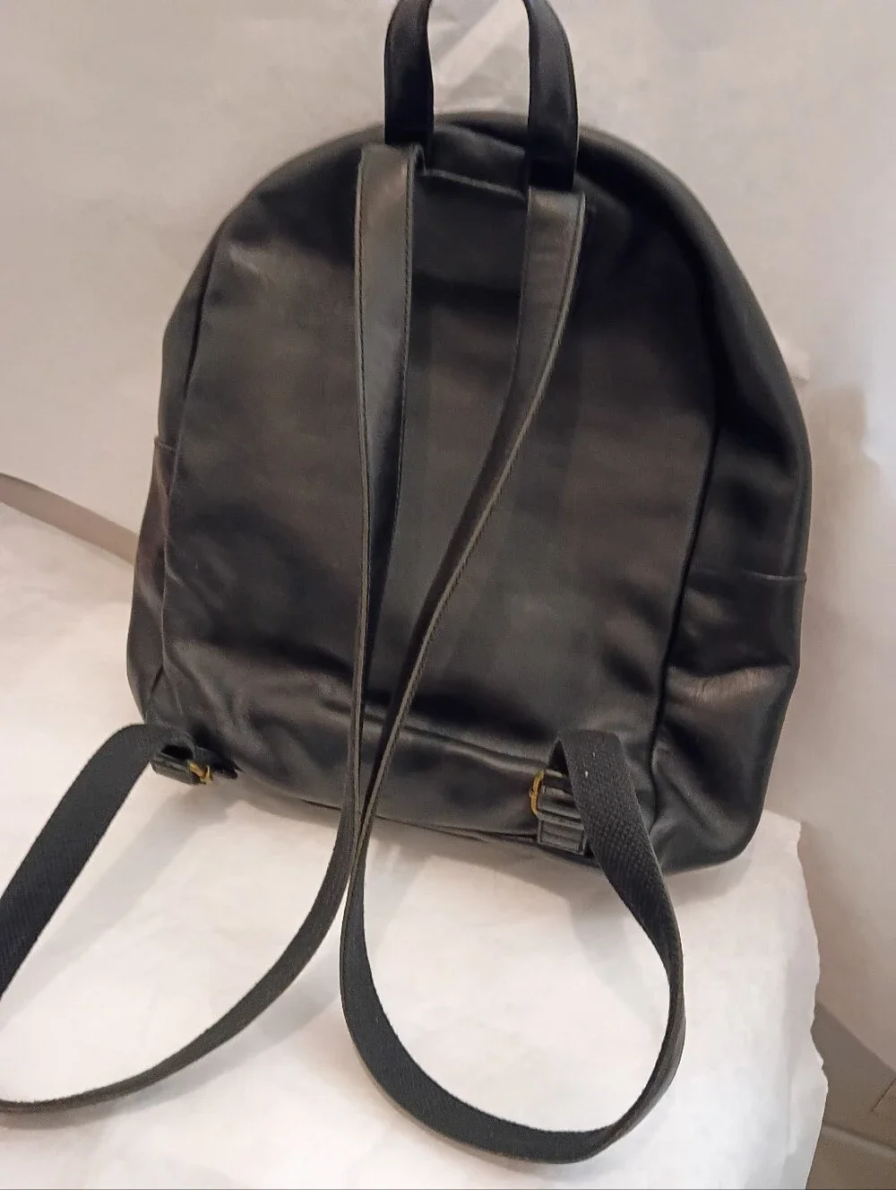 Madewell The Lorimer backpack, black leather